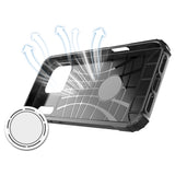 Hybrid Armor Case til iPhone 17 Pro Max - sort