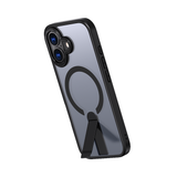 Hybrid Armor X-foder for iPhone 17 med MagSafe-kompatibel stand - sort