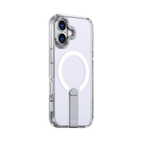 Hybrid Armor X Case til iPhone 17 med Stand, Kompatibel med MagSafe - Transparent