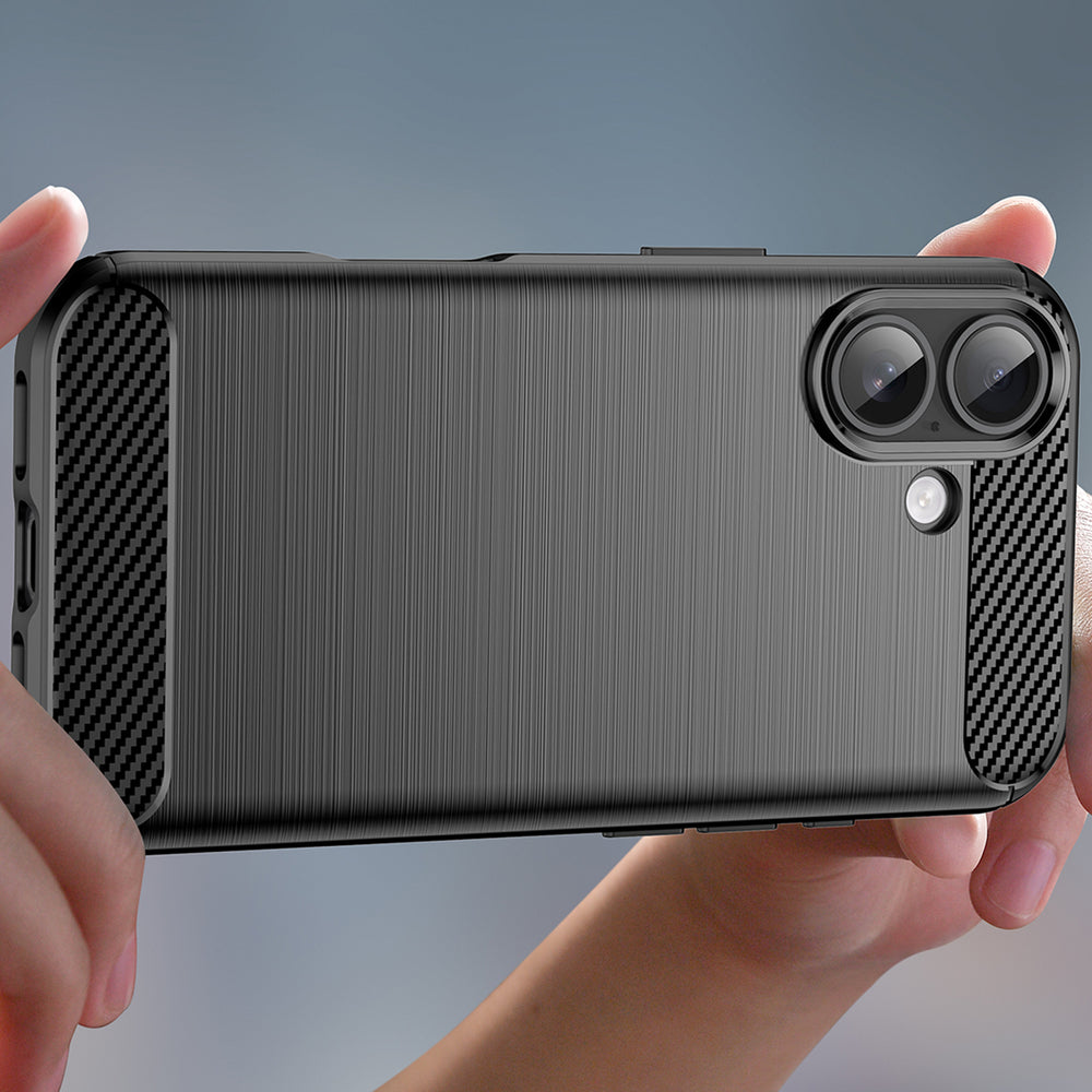 Carbon Case til iPhone 17 - sort