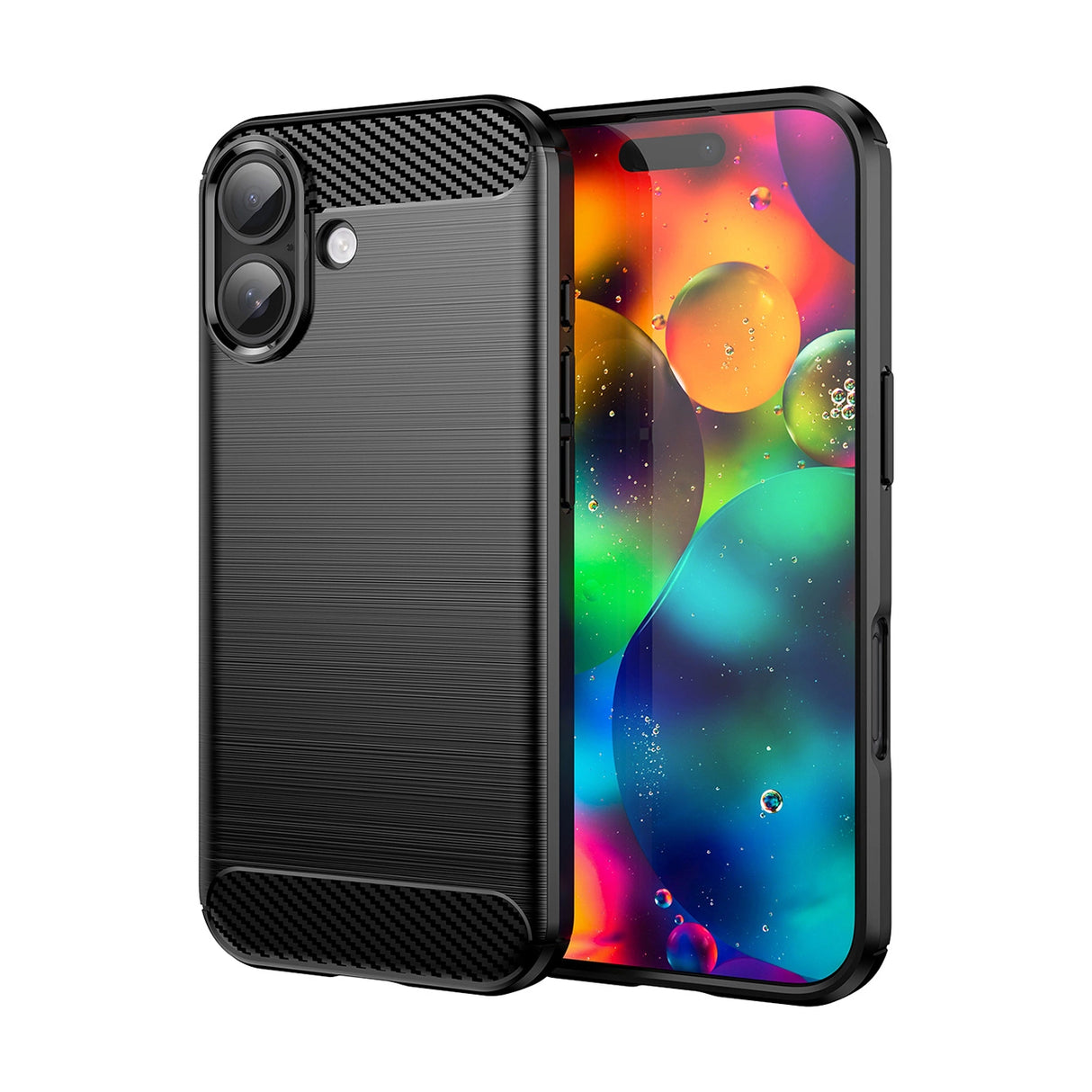 Carbon Case til iPhone 17 - sort