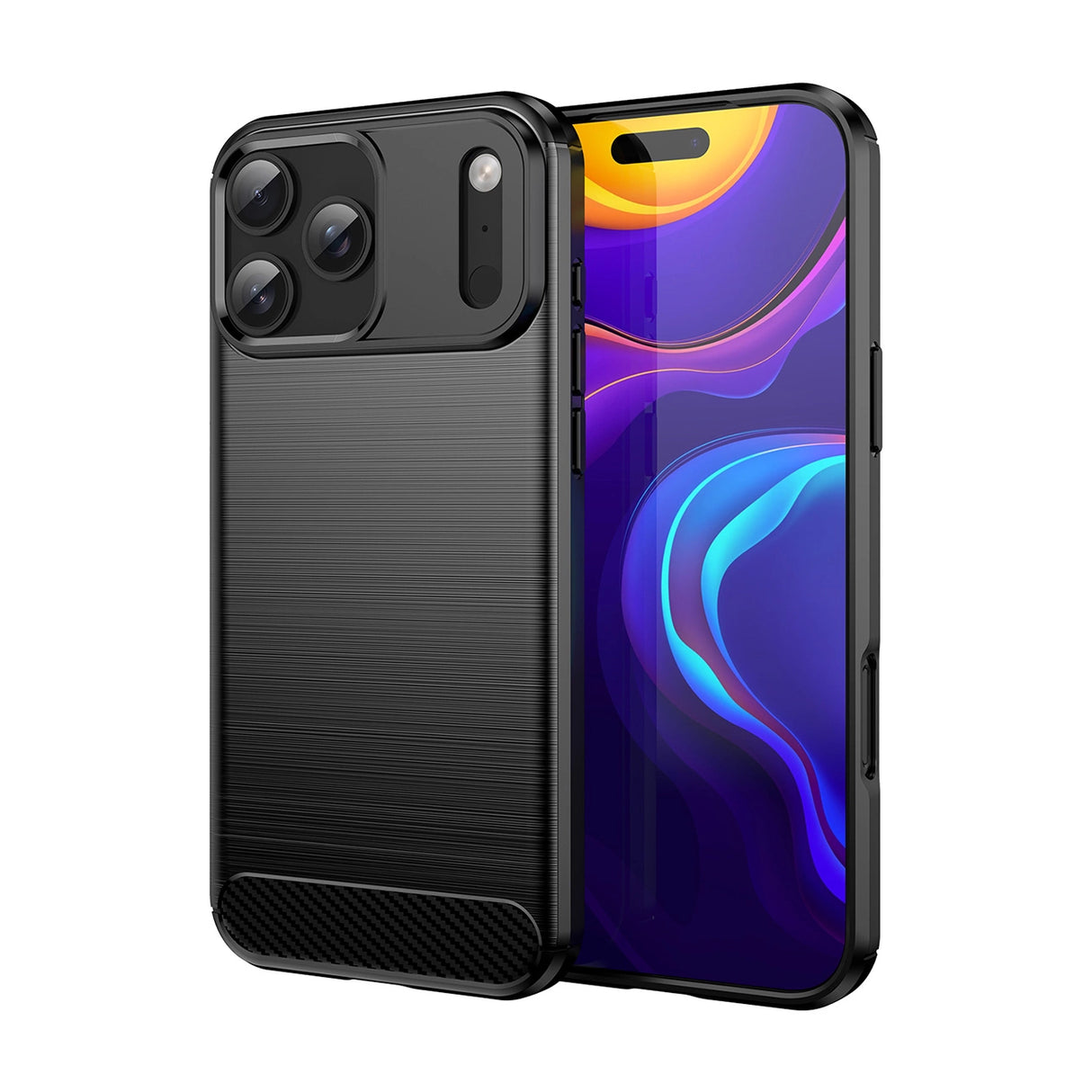 Carbon Case til iPhone 17 Pro - sort