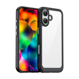 Outer Space iPhone 17 Case - sort gennemsigtigt