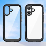 Outer Space iPhone 17 Case - sort gennemsigtigt