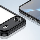 Udefra Space Case til iPhone 17 Air - sort gennemsigtigt