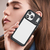 Udefra Space Case til iPhone 17 Pro - sort gennemsigtig