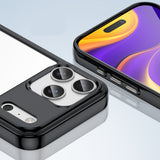 Udendørs rumkasse til iPhone 17 Pro Max - sort gennemsigtig