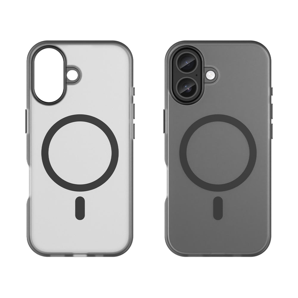 Magnetisk slibende iPhone 17 Case Kompatibel med MagSafe - Matte Black