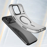 Magnetisk slibende iPhone 17 Pro Case Kompatibel med MagSafe - Matte Black