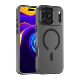 Magnetisk slibende iPhone 17 Pro Max Case Kompatibel med MagSafe - Matte Black