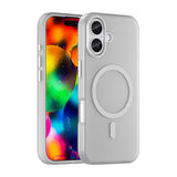 Magnetisk slibende iPhone 17 Case Kompatibel med MagSafe - Matte White