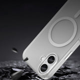Magnetisk slibende iPhone 17 Case Kompatibel med MagSafe - Matte White