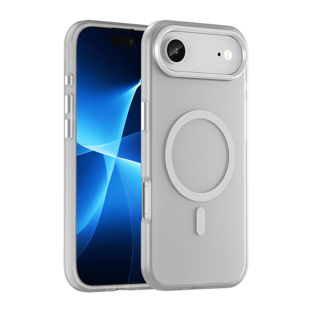 Magnetisk slibende iPhone 17 Air Case Kompatibel med MagSafe - Matte White