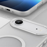 Magnetisk slibende iPhone 17 Air Case Kompatibel med MagSafe - Matte White