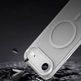 Magnetisk slibende iPhone 17 Air Case Kompatibel med MagSafe - Matte White