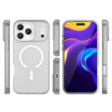 Magnetisk slibende iPhone 17 Pro Case Kompatibel med MagSafe - Matte White