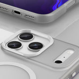 Magnetisk slibende iPhone 17 Pro Case Kompatibel med MagSafe - Matte White