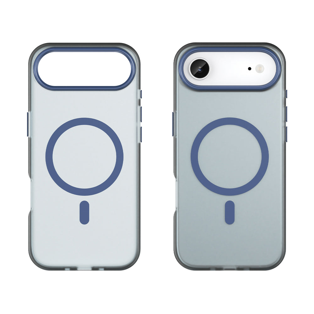 Magnetisk slibende iPhone 17 Air Case Kompatibel med MagSafe - Matte Blue