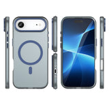 Magnetisk slibende iPhone 17 Air Case Kompatibel med MagSafe - Matte Blue