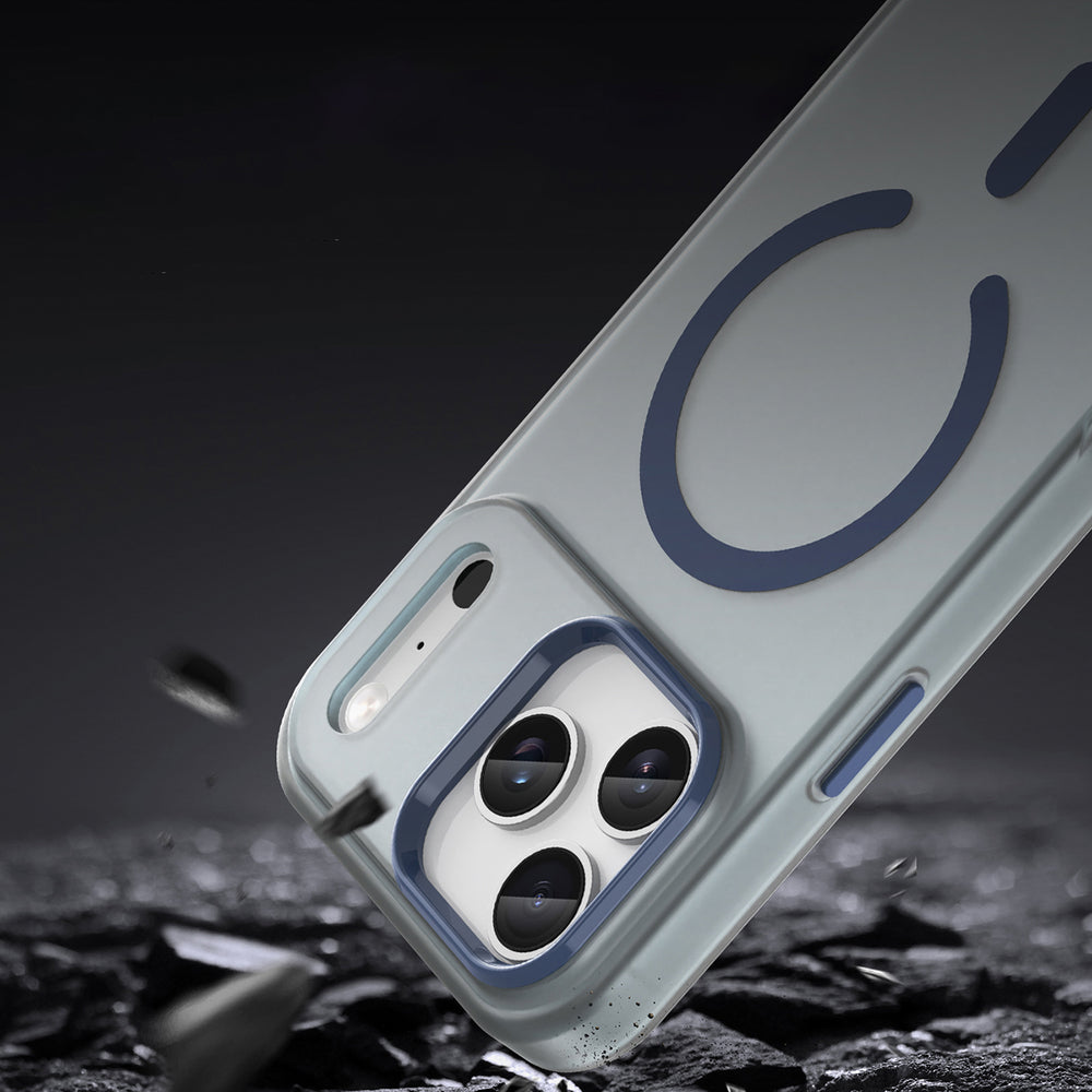 Magnetisk slibemiddel iPhone 17 Pro Max Case Kompatibel med MagSafe - Matte Blue