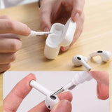 Tech-Protect CS02 3-i-1 Headphone Cleaning Kit - hvid