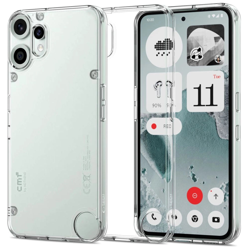 Tech-Protect FlexAir Hybrid Case for Nothing CMF Phone 2 Pro - Gennemsigtig
