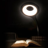 Mini Wozinsky trådløs LED-læselampe med Clip + USB-C-kabel - sort