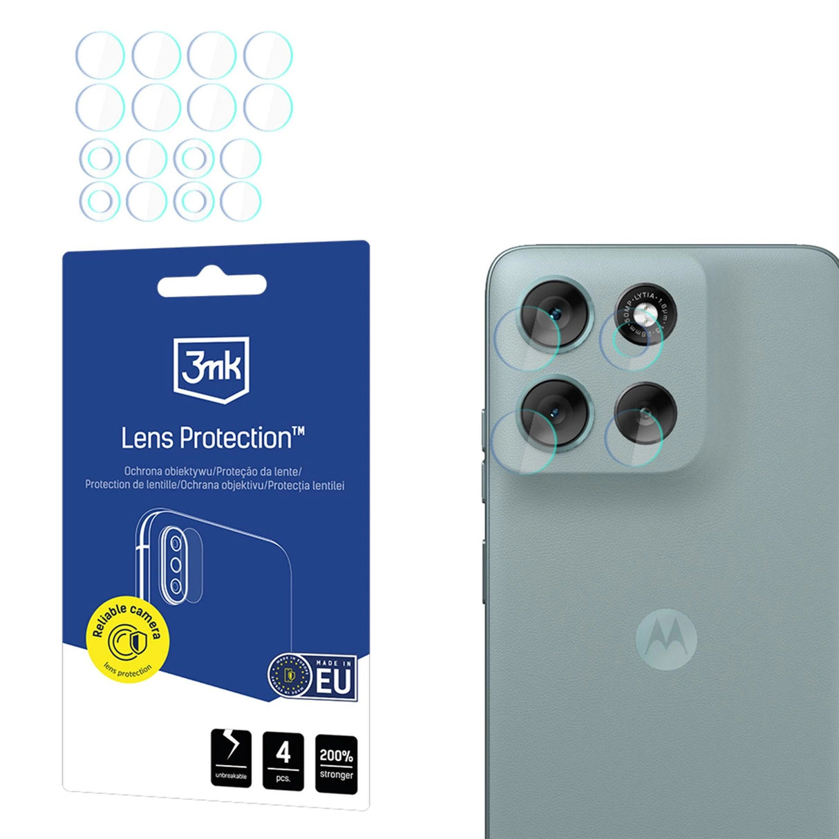 3mk Lens Protection Hybrid Glass til Kamera Lens på Motorola Moto G56