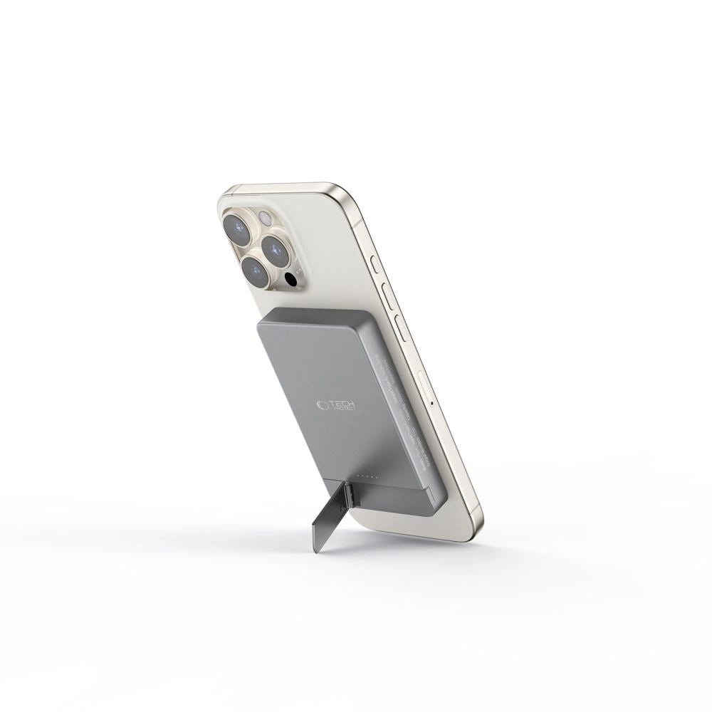 Powerbank Tech-Protect PB14 LifeMag MagSafe 5000 mAh - grå