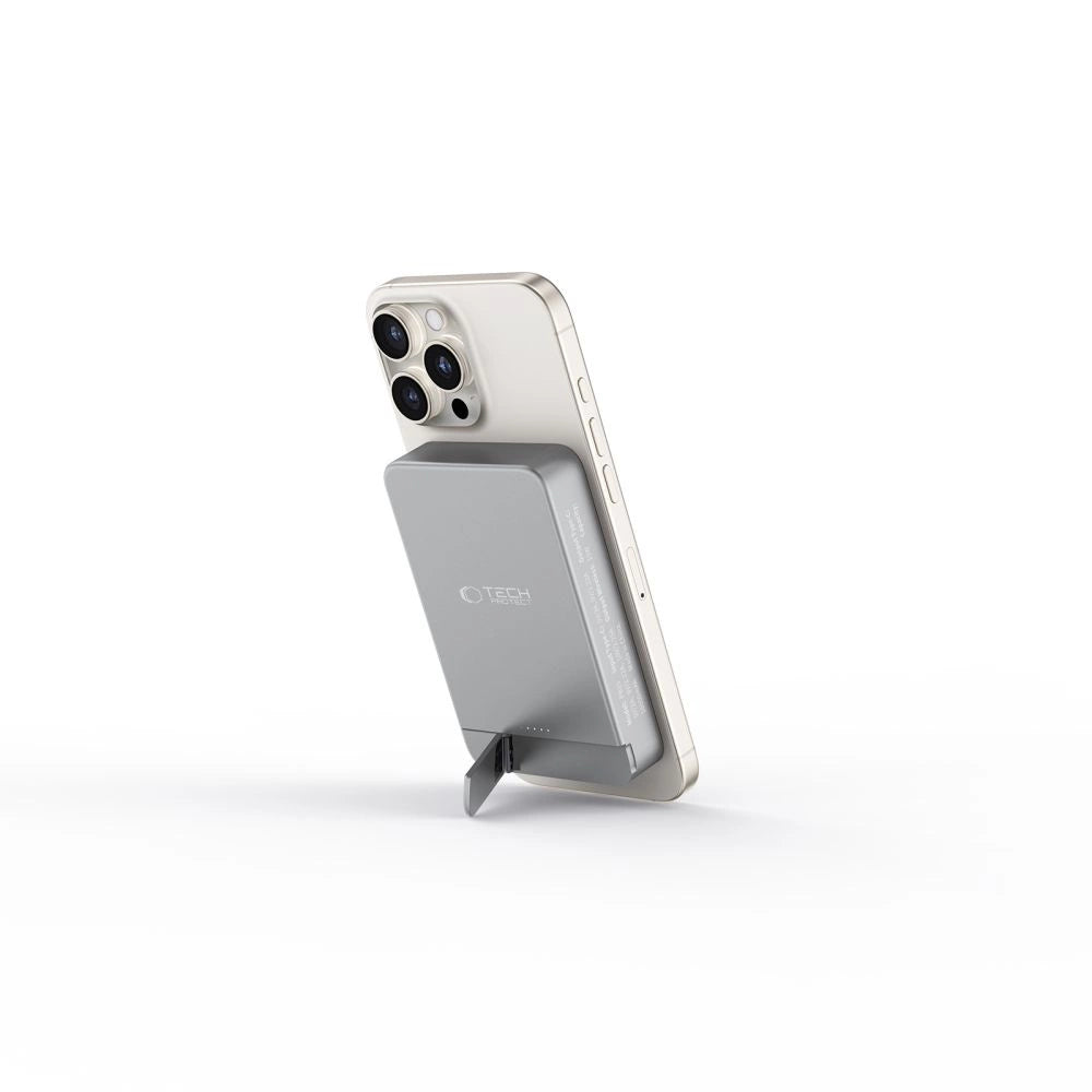 Powerbank Tech-Protect PB14 LifeMag MagSafe 10000 mAh - grå