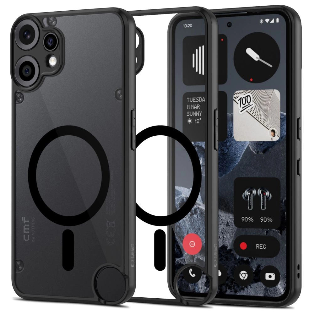Tech-Protect MagMat MagSafe Case for Nothing CMF Phone 2 Pro - sort og klar