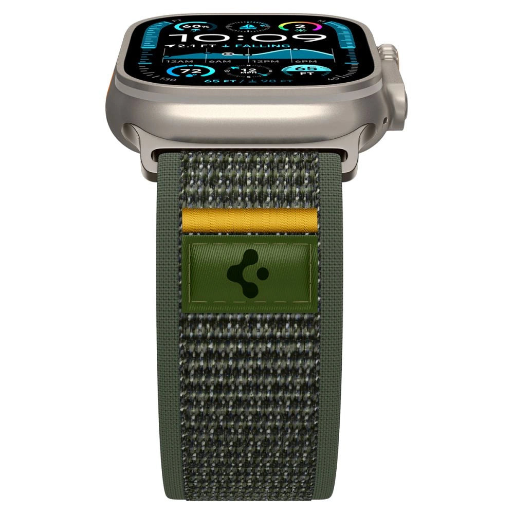 Spigen Athlex Air Strap til Apple Watch 44 / 45 / 46 / 49 mm - Grøn
