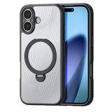 Dux Ducis Aimo Mag Case med magnetisk ring og stativ til iPhone 17   Sort