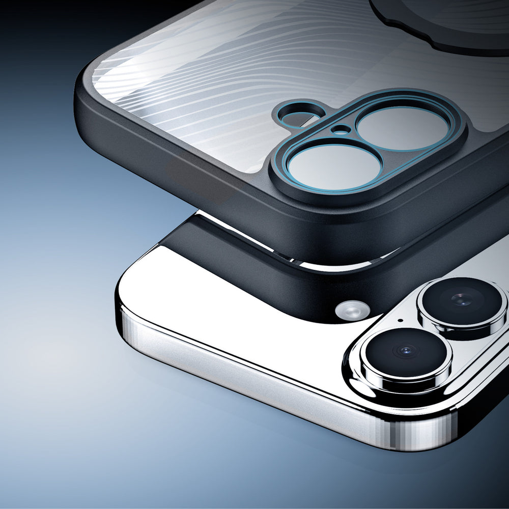 Dux Ducis Aimo Mag Case med magnetisk ring og stativ til iPhone 17   Sort