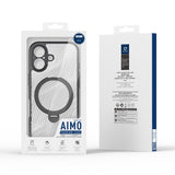 Dux Ducis Aimo Mag Case med magnetisk ring og stativ til iPhone 17   Sort