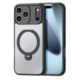Dux Ducis Aimo Mag Case med magnetisk ring og stativ til iPhone 17 Pro Max - sort