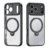 Dux Ducis Aimo Mag Case med magnetisk ring og stativ til iPhone 17 Pro Max - sort