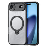Dux Ducis Aimo Mag Case med magnetisk ring og stativ til iPhone 17 Air   Sort