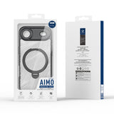 Dux Ducis Aimo Mag Case med magnetisk ring og stativ til iPhone 17 Air   Sort
