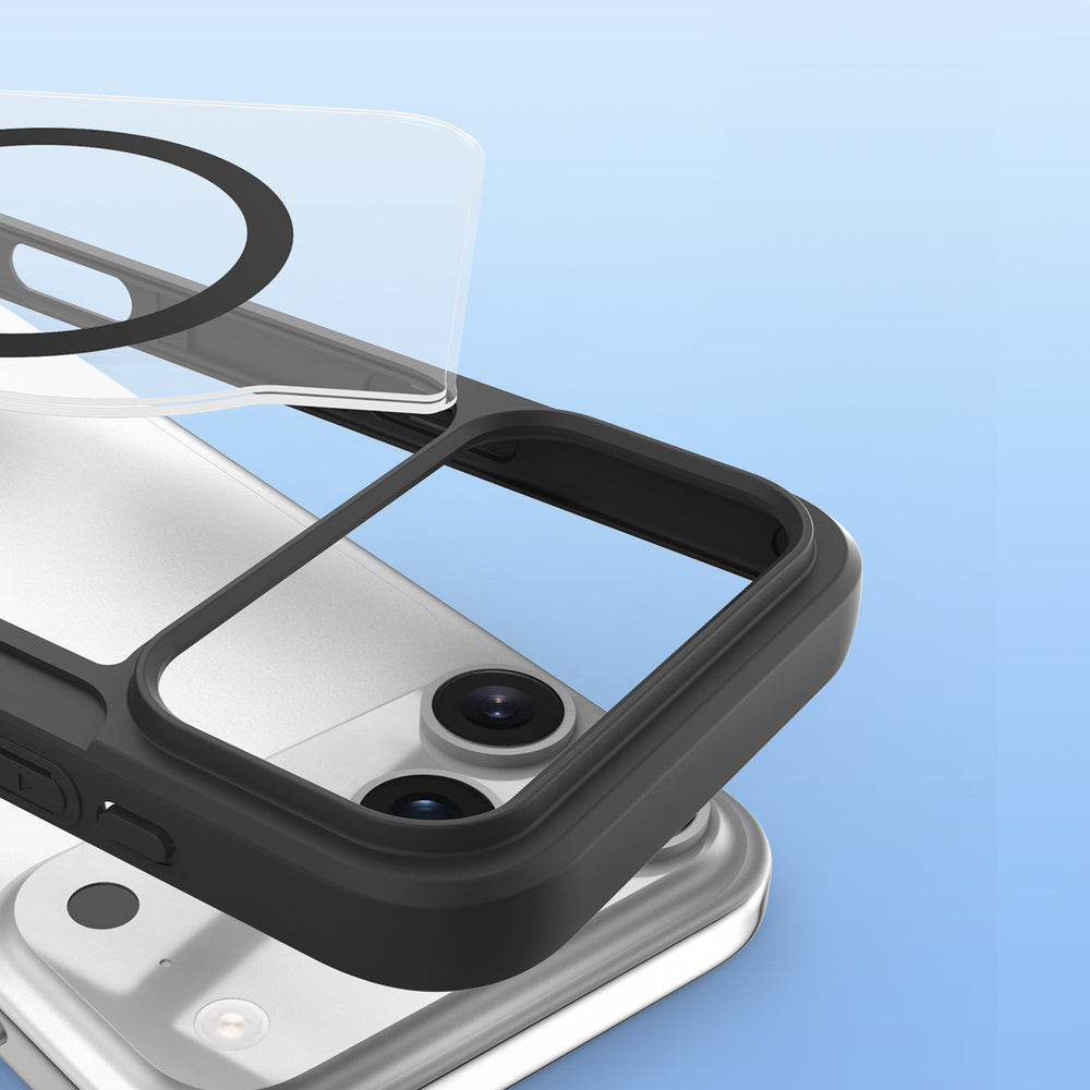 Dux Ducis Skin X Pro Case til iPhone 17 Pro med Wallet, MagSafe Kompatibel - sort