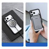 Dux Ducis Skin X Pro Case til iPhone 17 Pro med Wallet, MagSafe Kompatibel - sort