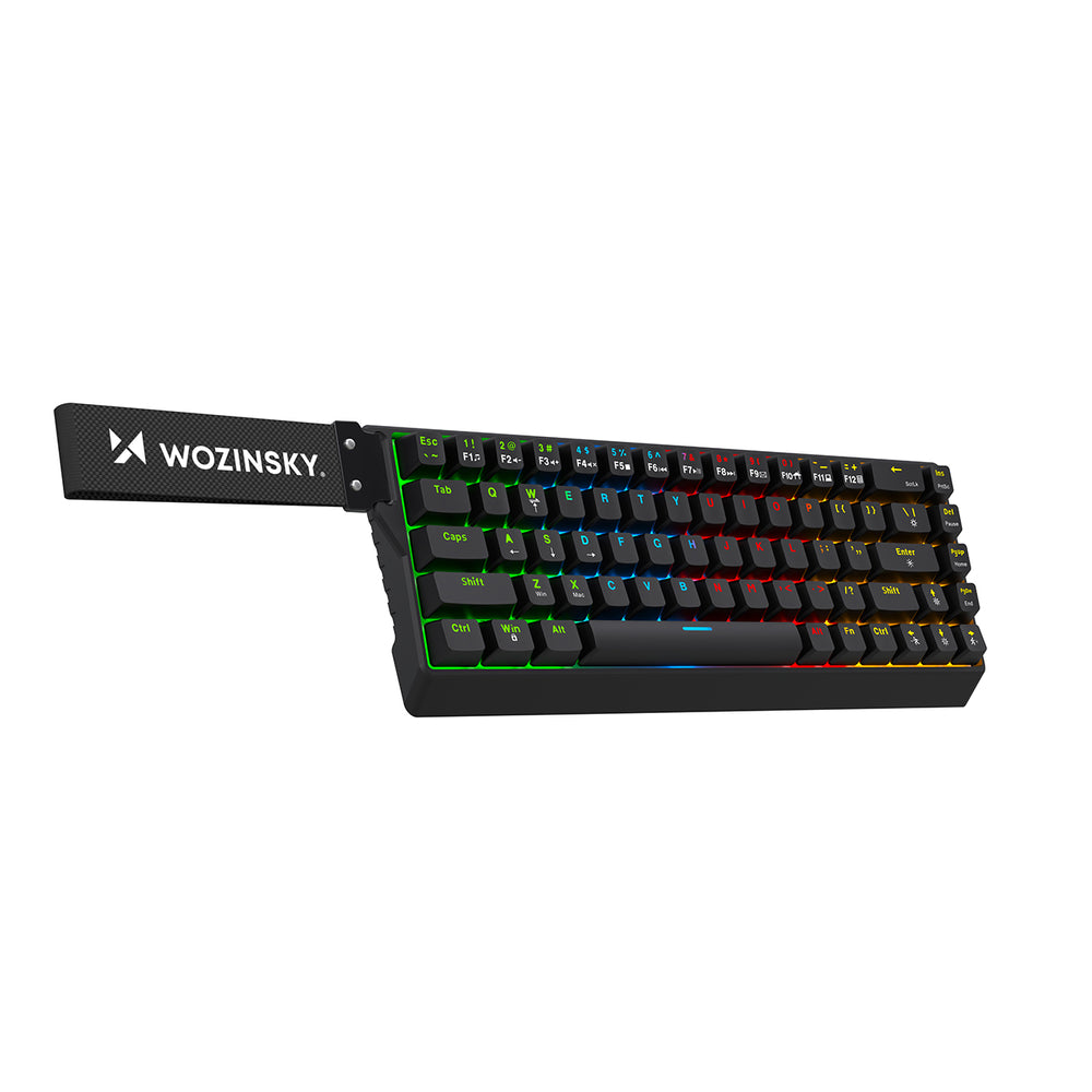 Wozinsky WKGP-1165 Mekanisk spil-tastatur med RGB baggrundsbelysning - sort