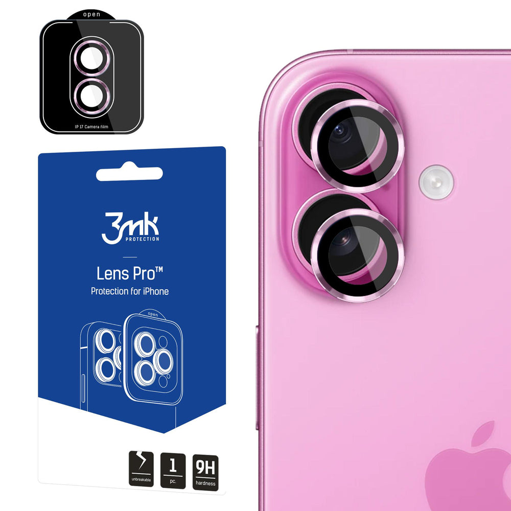 3mk Lens Protection Pro hærdet glas til iPhone 17 - Purple