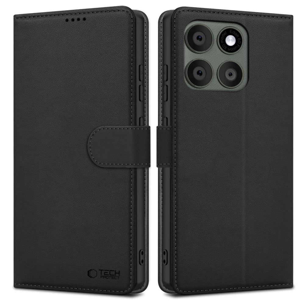 Tech-Protect Wallet Case til Motorola Edge 60 Pro - sort