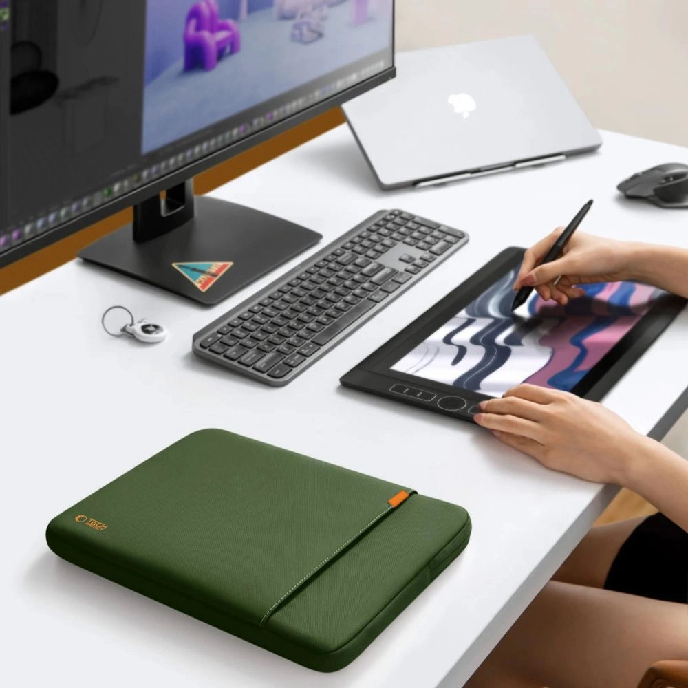 Tech-Protect Defender Laptop Bag 13-14 - Grøn