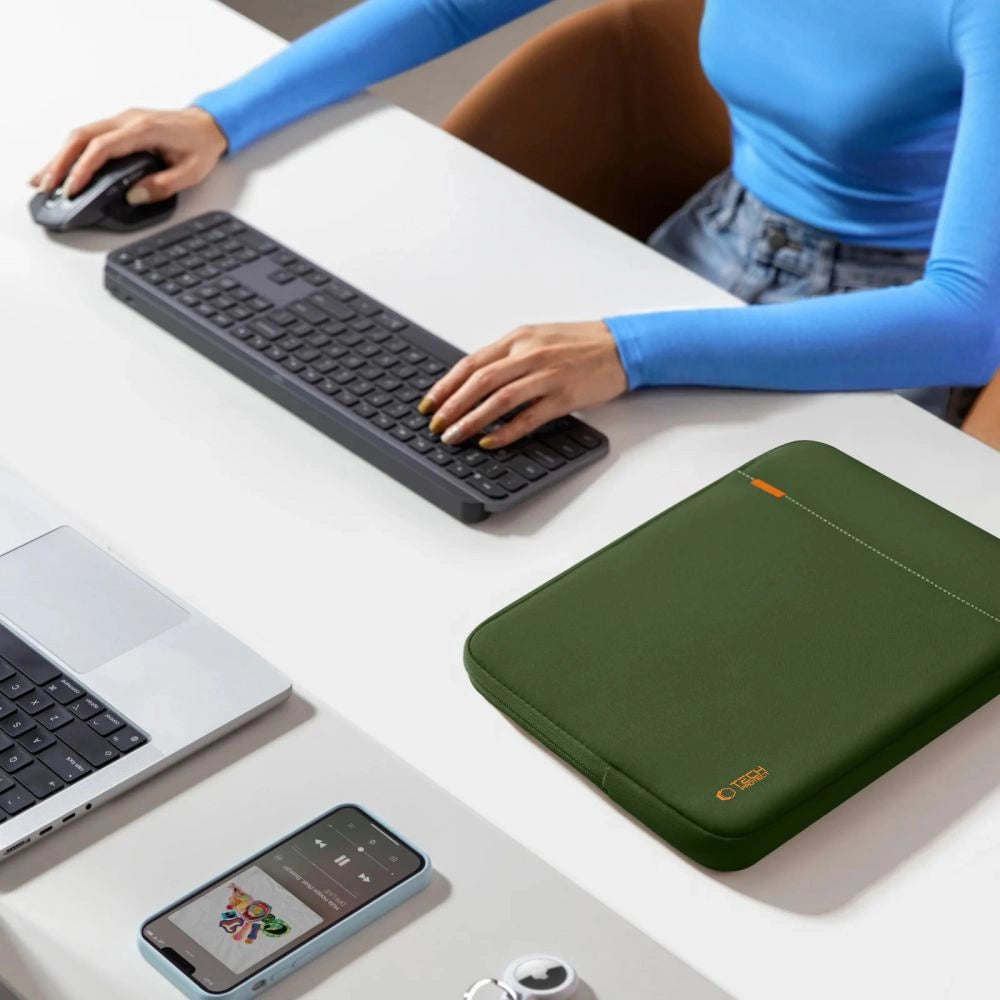 Tech-Protect Defender Laptop Bag 13-14 - Grøn