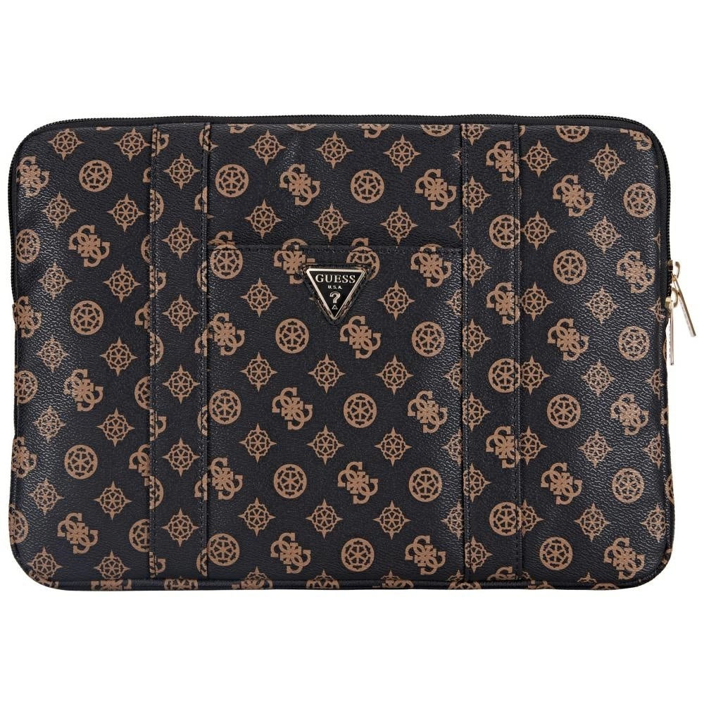 Guess Sleeve Peony Pocket Triangle 14" Laptop Bag - sort