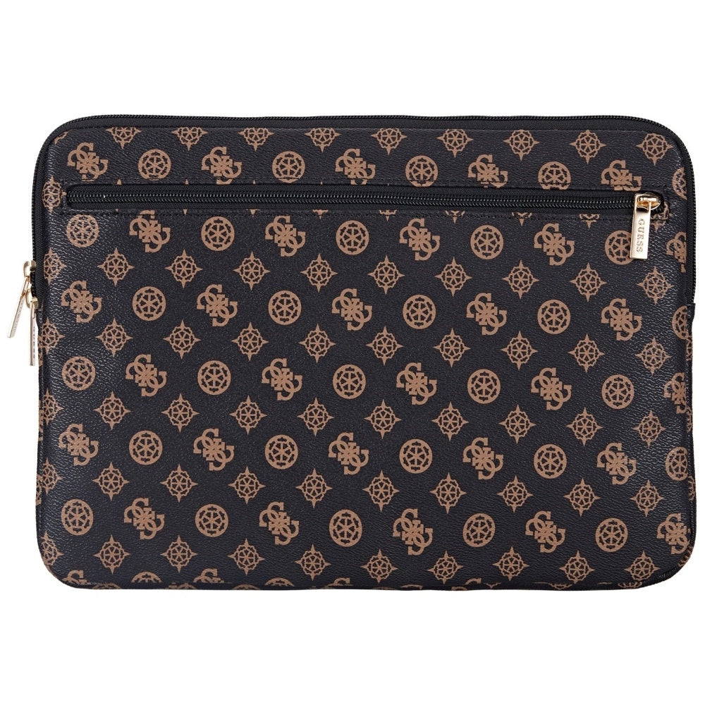 Guess Sleeve Peony Pocket Triangle 14" Laptop Bag - sort