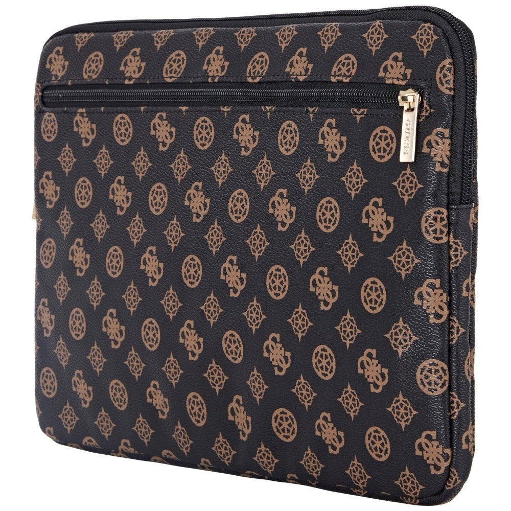 Guess Sleeve Peony Pocket Triangle 14" Laptop Bag - sort