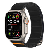 Tech-Protect Nylon Slip Strap til Apple Watch 44 / 45 / 46 / 49 mm - sort